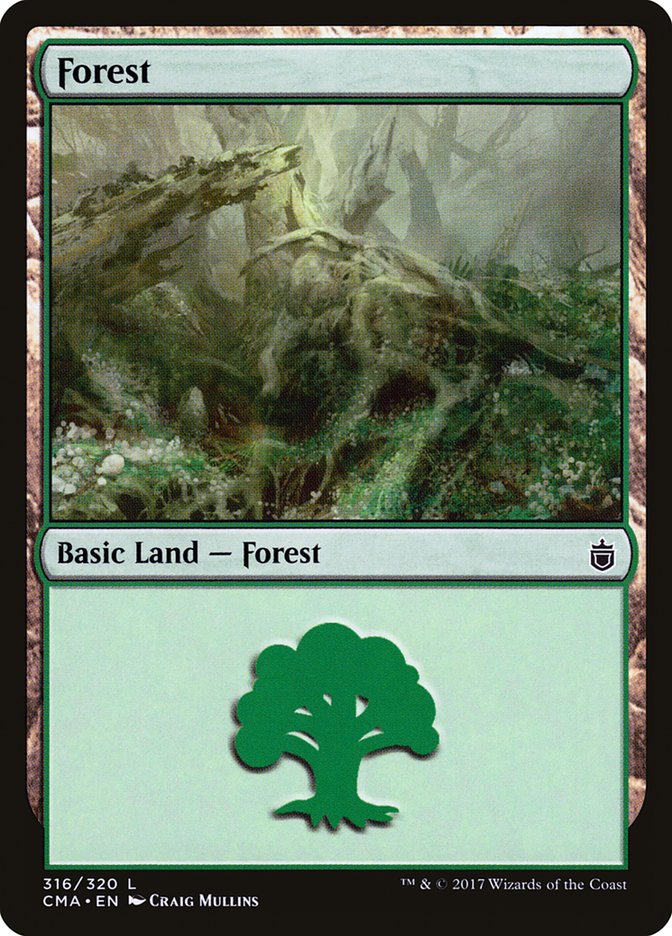 Forest (#316) [Commander Anthology]