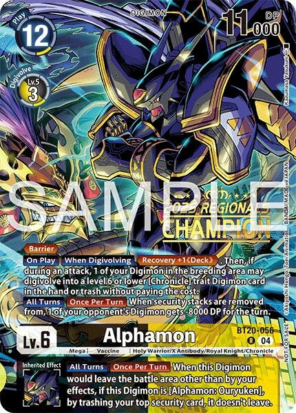 Image for Alphamon (Regionals 25-26 Season 2 Champion) (BT20-056 R) (Release Special Booster 2.0) - Digimon Card Game