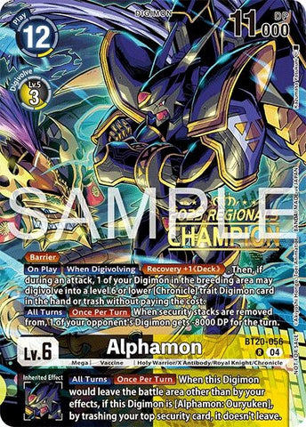 Image for Alphamon (Regionals 25-26 Season 2 Champion) (BT20-056 R) (Release Special Booster 2.0) - Digimon Card Game