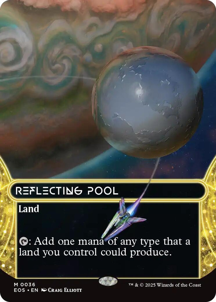 Image for Reflecting Pool (0036) (Borderless) (36) [Edge of Eternities: Stellar Sights] - Magic: The Gathering