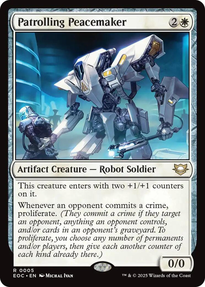 Image for Patrolling Peacemaker (5) [Commander: Edge of Eternities] - Magic: The Gathering
