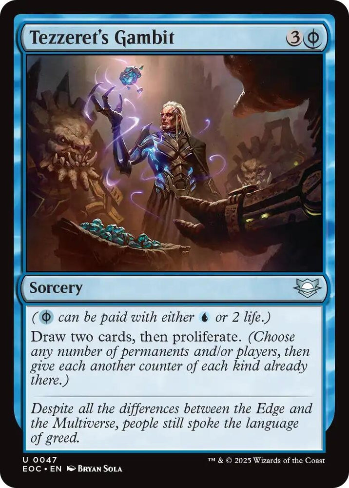 Image for Tezzeret's Gambit (47) [Commander: Edge of Eternities] - Magic: The Gathering