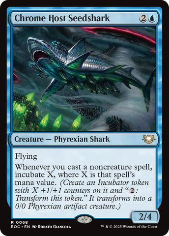 Image for Chrome Host Seedshark (68) [Commander: Edge of Eternities] - Magic: The Gathering