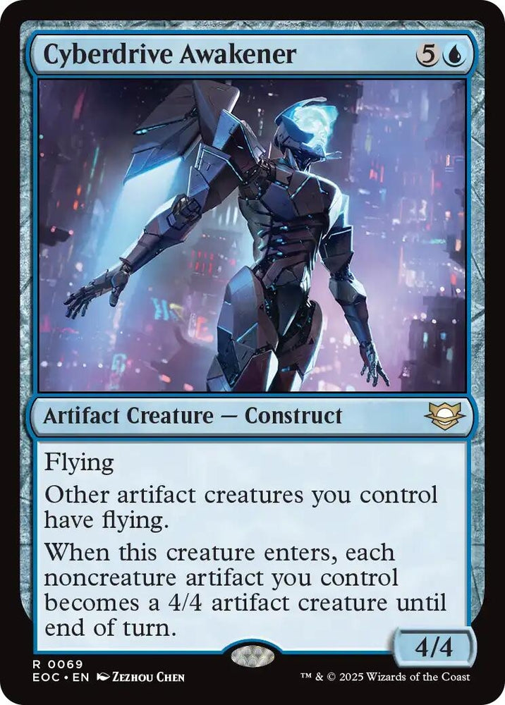 Image for Cyberdrive Awakener (69) [Commander: Edge of Eternities] - Magic: The Gathering