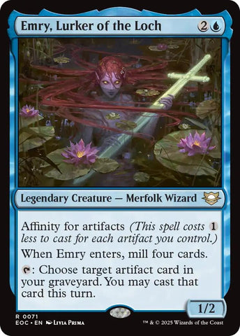 Image for Emry, Lurker of the Loch (71) [Commander: Edge of Eternities] - Magic: The Gathering