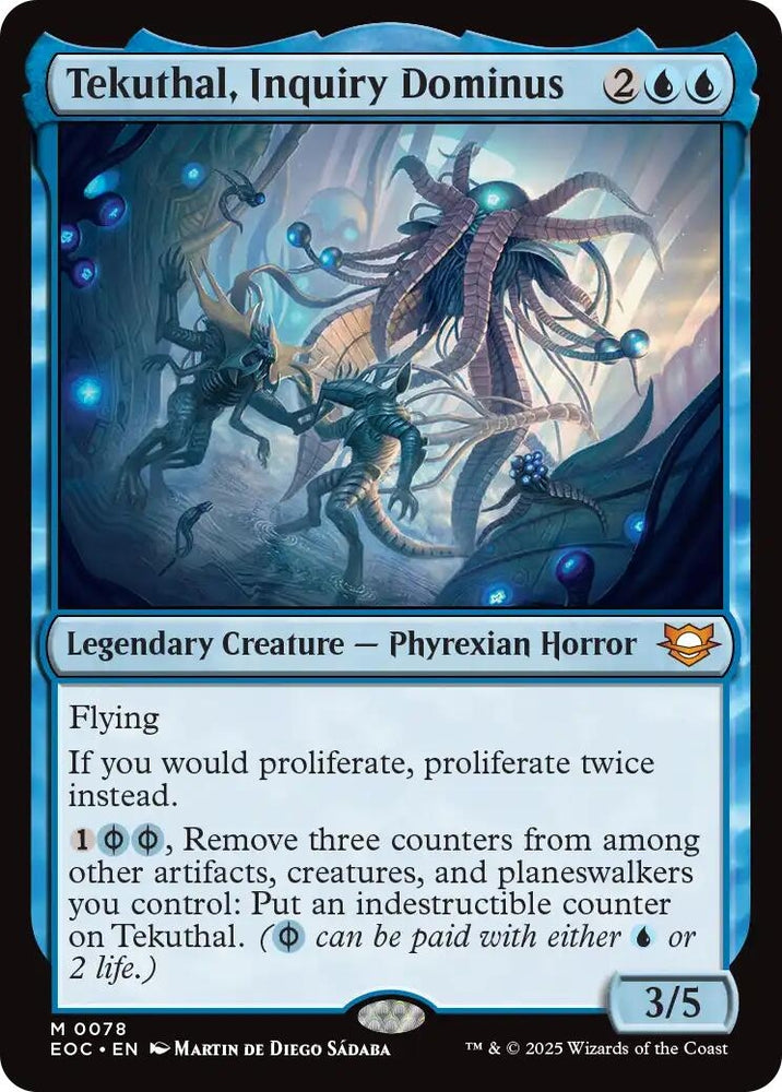 Image for Tekuthal, Inquiry Dominus (78) [Commander: Edge of Eternities] - Magic: The Gathering