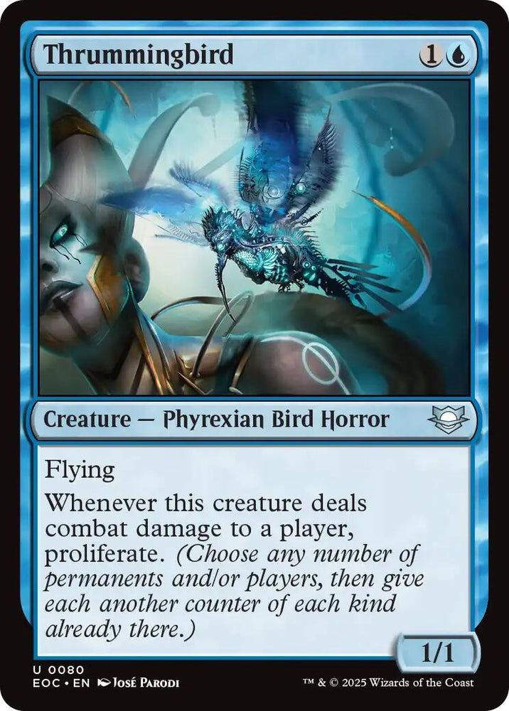 Image for Thrummingbird (80) [Commander: Edge of Eternities] - Magic: The Gathering