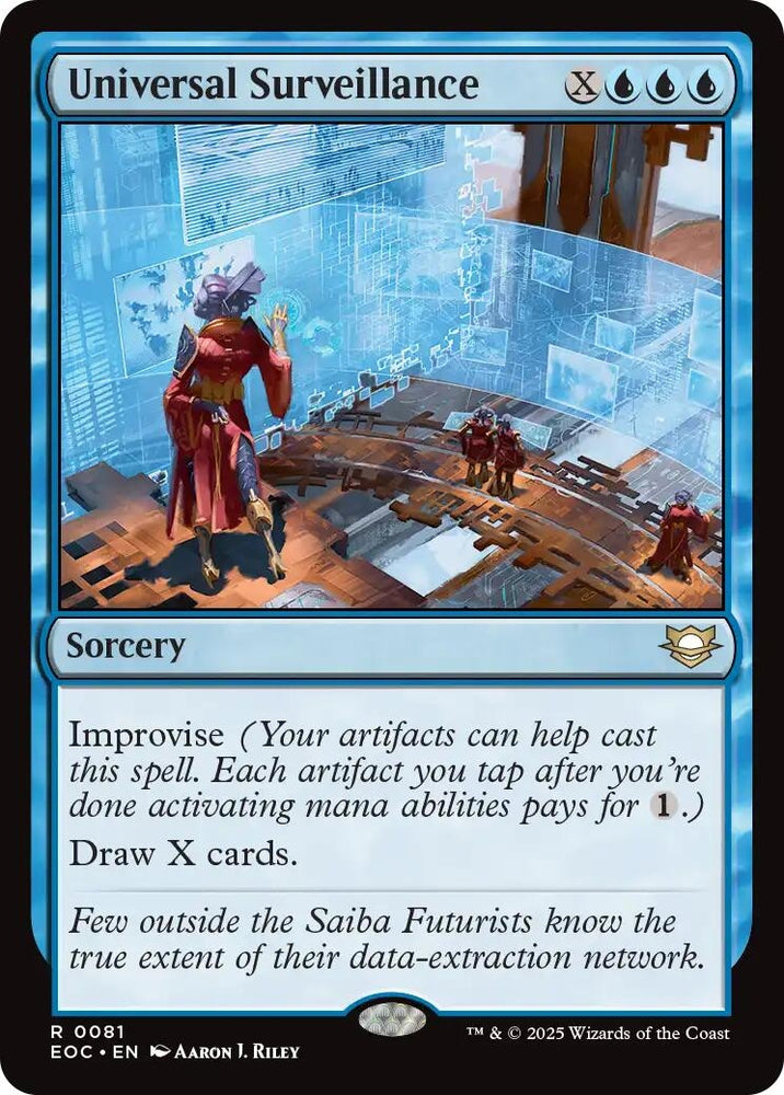 Image for Universal Surveillance (81) [Commander: Edge of Eternities] - Magic: The Gathering