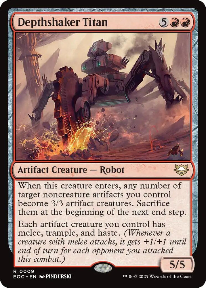 Image for Depthshaker Titan (9) [Commander: Edge of Eternities] - Magic: The Gathering