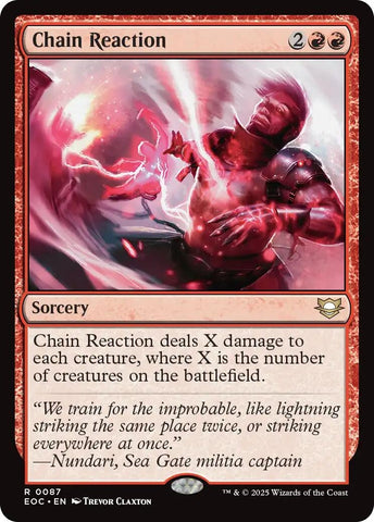 Image for Chain Reaction (87) [Commander: Edge of Eternities] - Magic: The Gathering