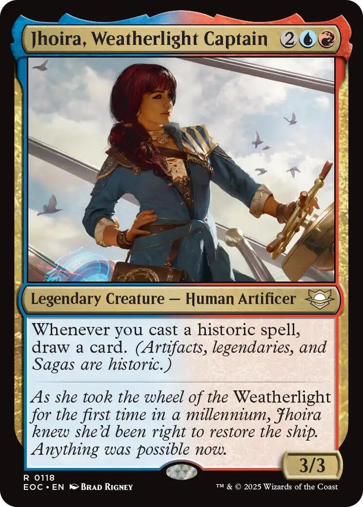 Image for Jhoira, Weatherlight Captain (118) [Commander: Edge of Eternities] - Magic: The Gathering