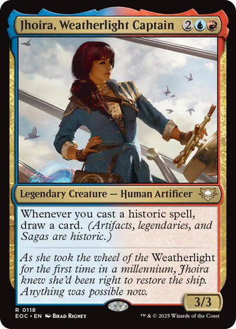 Image for Jhoira, Weatherlight Captain (118) [Commander: Edge of Eternities] - Magic: The Gathering