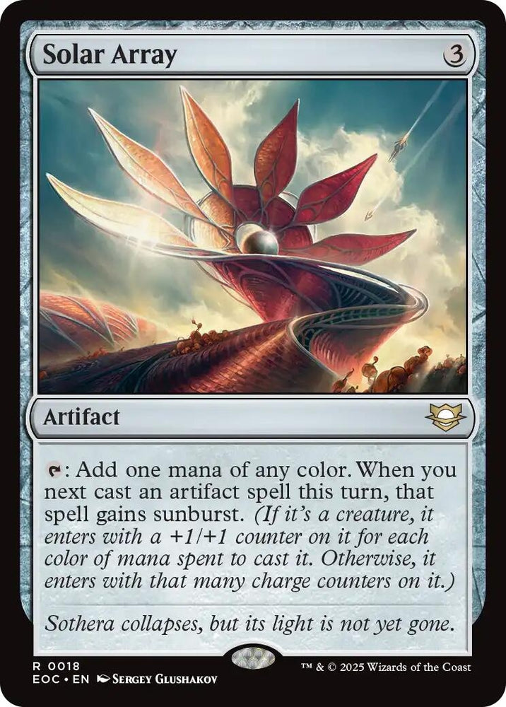 Image for Solar Array (18) [Commander: Edge of Eternities] - Magic: The Gathering