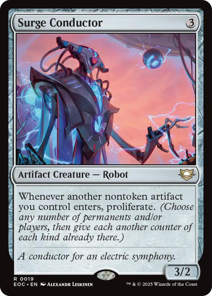 Image for Surge Conductor (19) [Commander: Edge of Eternities] - Magic: The Gathering