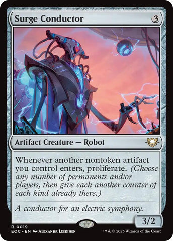 Image for Surge Conductor (19) [Commander: Edge of Eternities] - Magic: The Gathering
