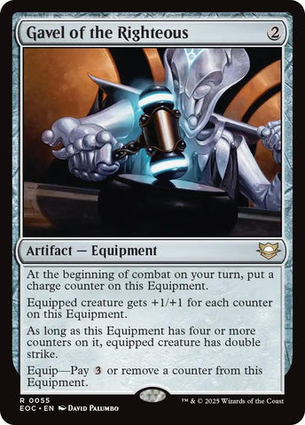 Image for Gavel of the Righteous (55) [Commander: Edge of Eternities] - Magic: The Gathering