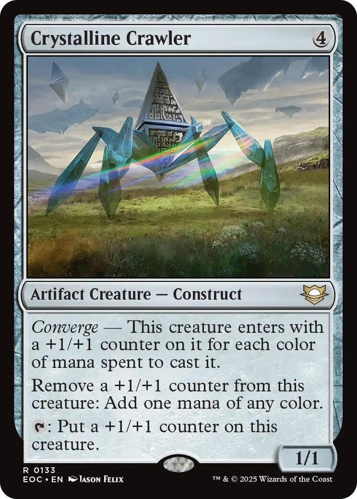 Image for Crystalline Crawler (133) [Commander: Edge of Eternities] - Magic: The Gathering