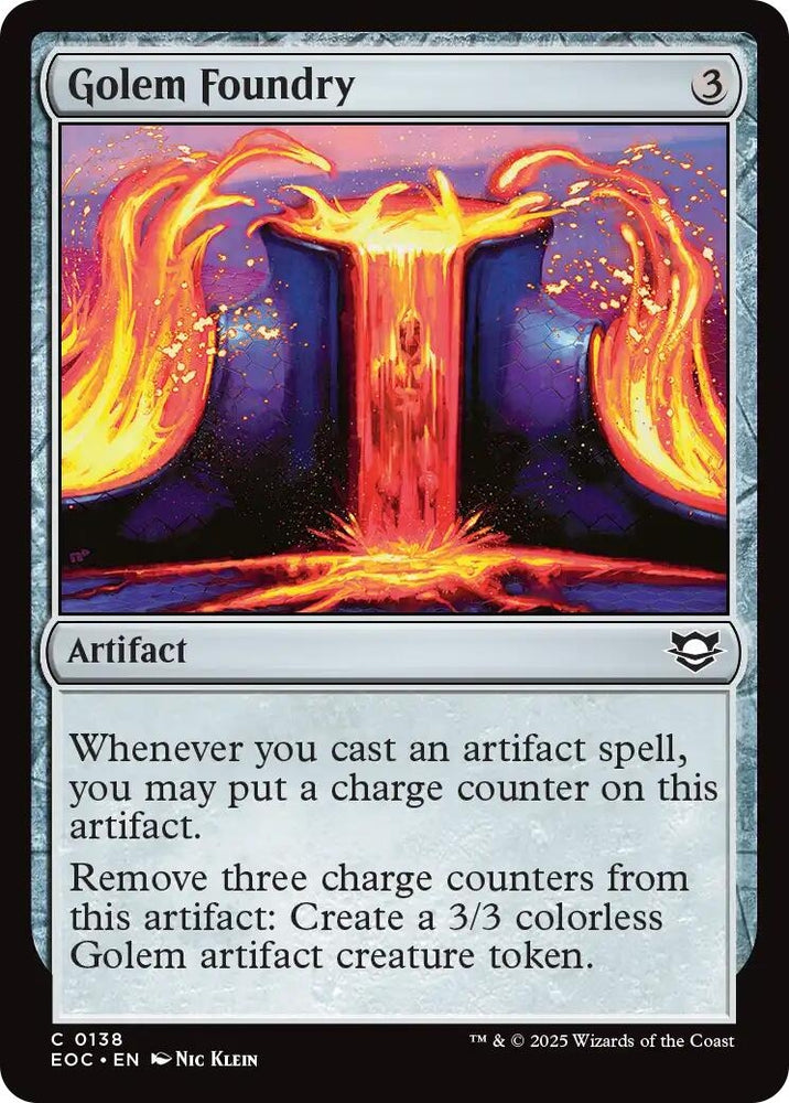 Image for Golem Foundry (138) [Commander: Edge of Eternities] - Magic: The Gathering