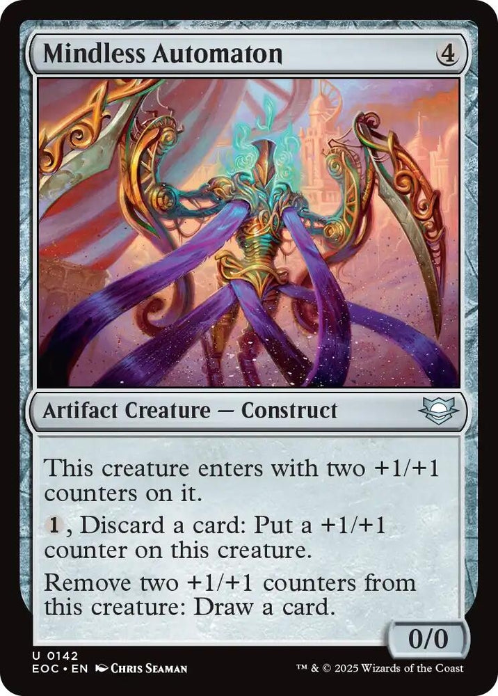 Image for Mindless Automaton (142) [Commander: Edge of Eternities] - Magic: The Gathering