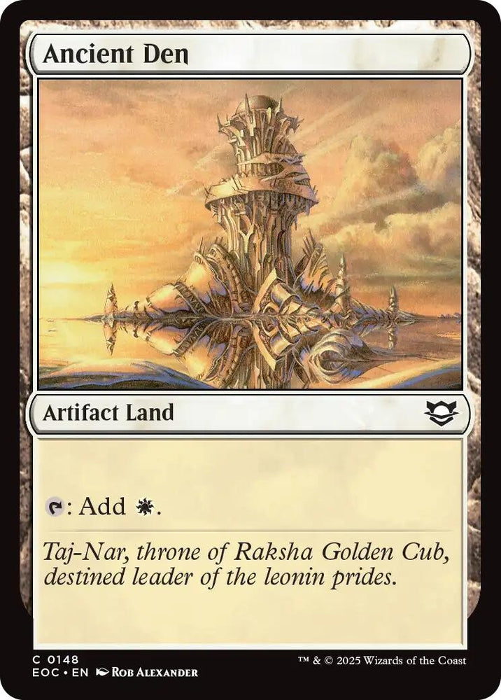 Image for Ancient Den (148) [Commander: Edge of Eternities] - Magic: The Gathering