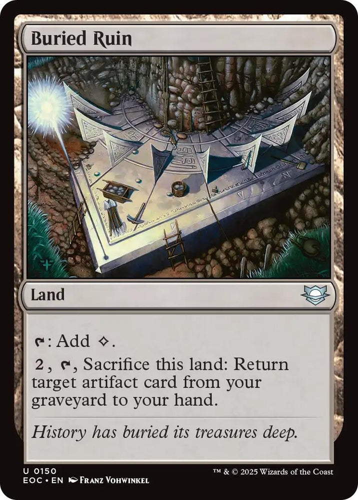 Image for Buried Ruin (150) [Commander: Edge of Eternities] - Magic: The Gathering