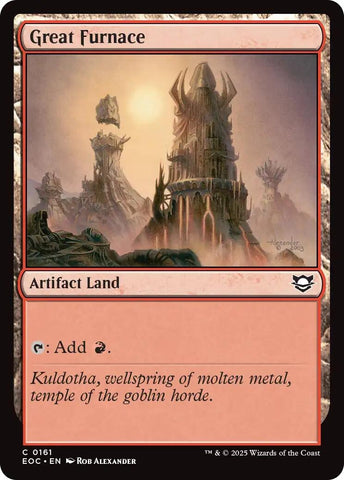 Image for Great Furnace (161) [Commander: Edge of Eternities] - Magic: The Gathering