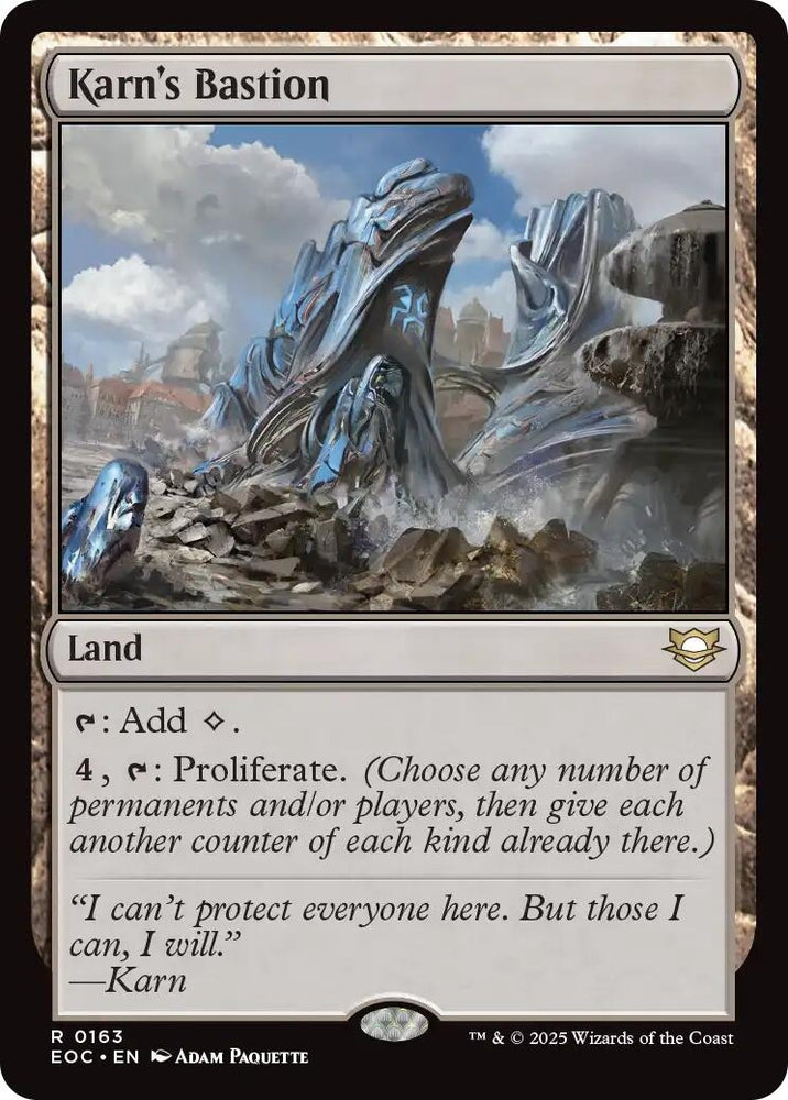 Image for Karn's Bastion (163) [Commander: Edge of Eternities] - Magic: The Gathering