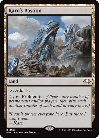 Image for Karn's Bastion (163) [Commander: Edge of Eternities] - Magic: The Gathering