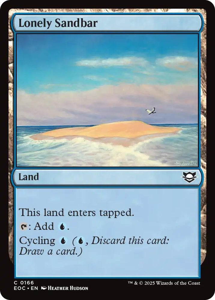 Image for Lonely Sandbar (166) [Commander: Edge of Eternities] - Magic: The Gathering