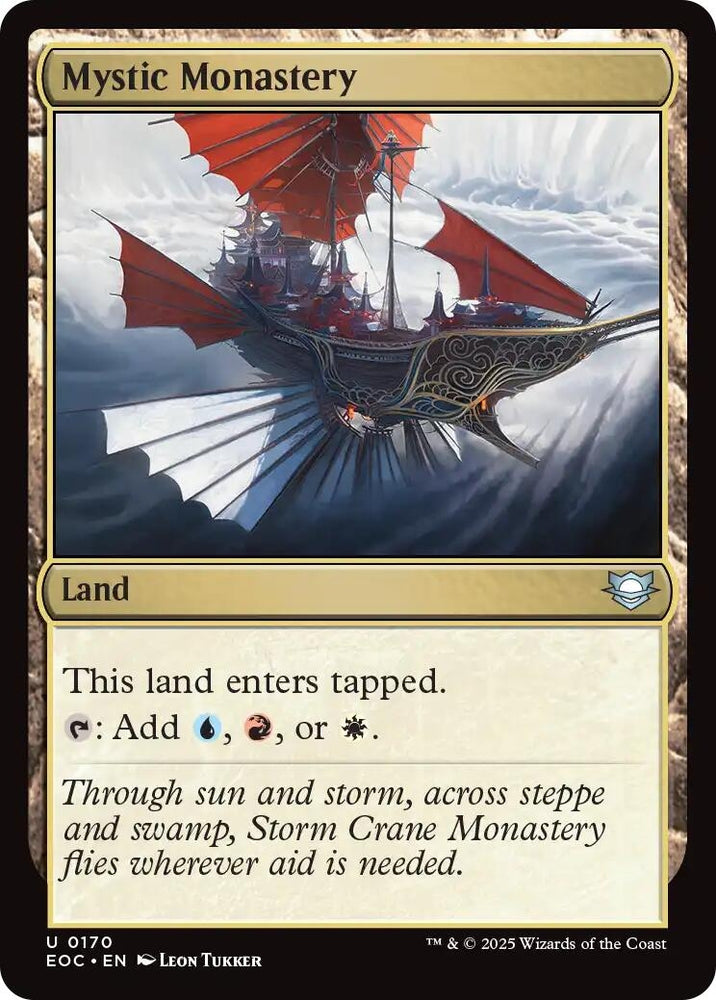 Image for Mystic Monastery (170) [Commander: Edge of Eternities] - Magic: The Gathering