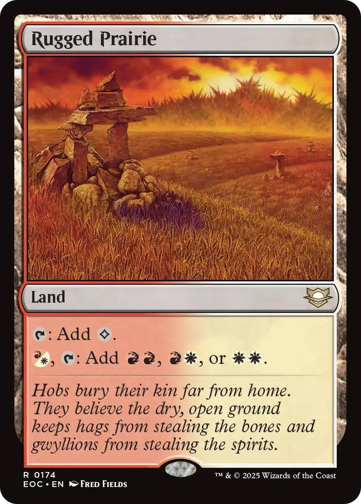 Image for Rugged Prairie (174) [Commander: Edge of Eternities] - Magic: The Gathering
