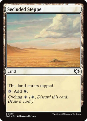 Image for Secluded Steppe (177) [Commander: Edge of Eternities] - Magic: The Gathering
