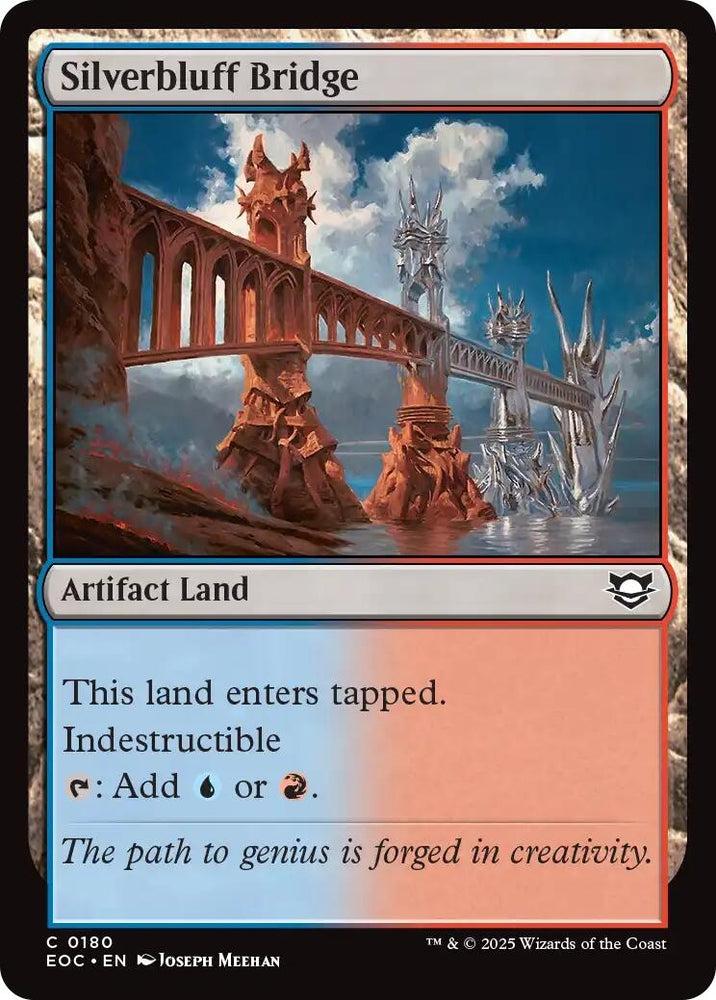 Image for Silverbluff Bridge (180) [Commander: Edge of Eternities] - Magic: The Gathering