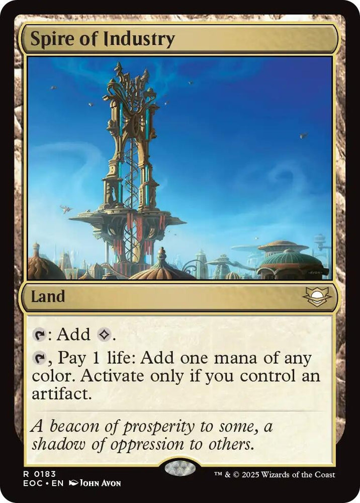 Image for Spire of Industry (183) [Commander: Edge of Eternities] - Magic: The Gathering