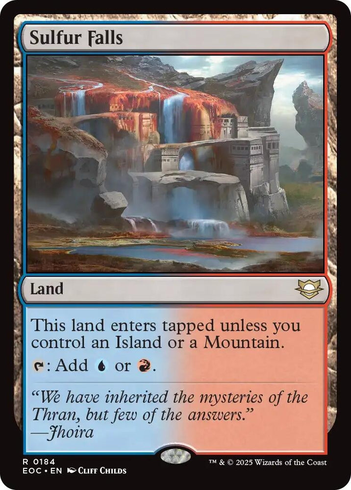 Image for Sulfur Falls (184) [Commander: Edge of Eternities] - Magic: The Gathering