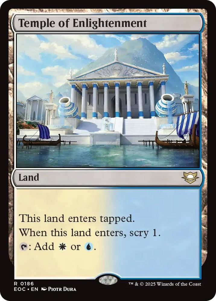 Image for Temple of Enlightenment (186) [Commander: Edge of Eternities] - Magic: The Gathering