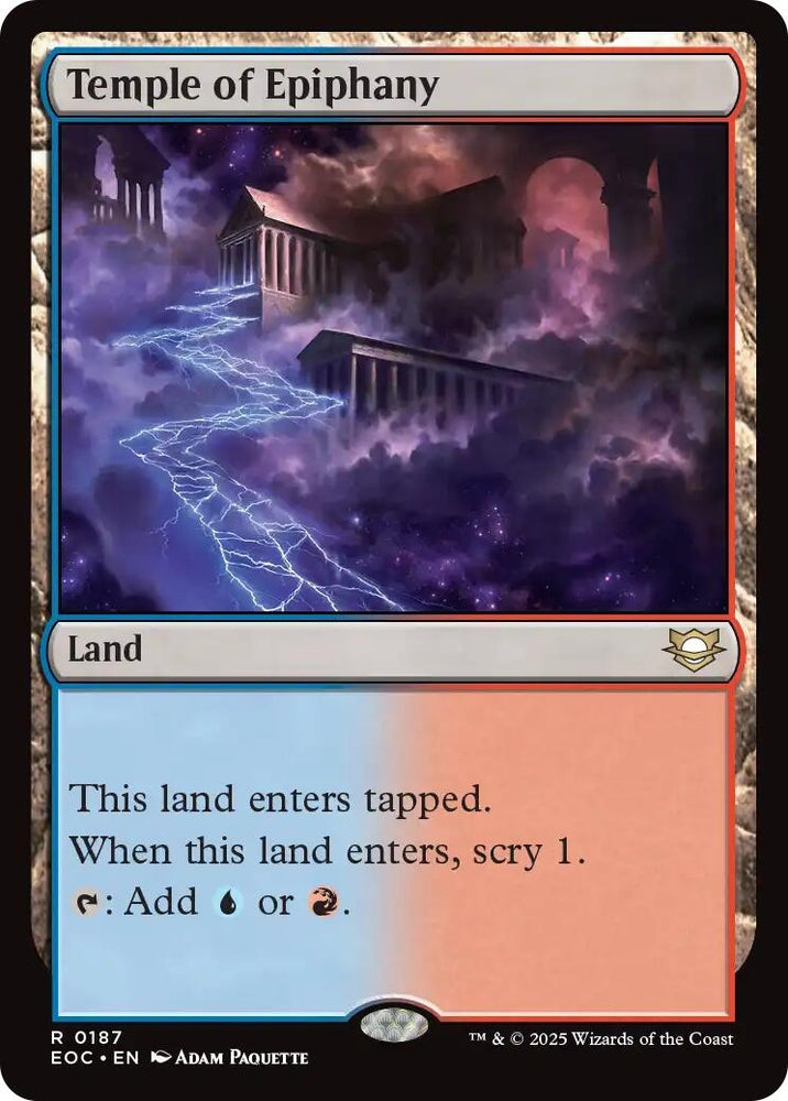 Image for Temple of Epiphany (187) [Commander: Edge of Eternities] - Magic: The Gathering