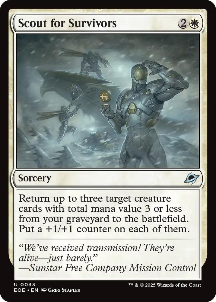 Image for Scout for Survivors (33) [Edge of Eternities] - Magic: The Gathering