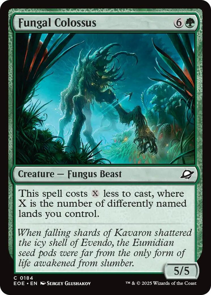 Image for Fungal Colossus (184) [Edge of Eternities] - Magic: The Gathering
