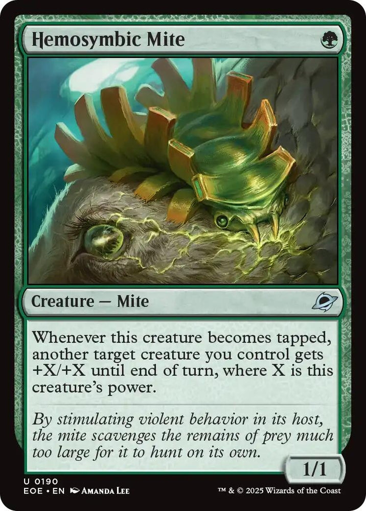Image for Hemosymbic Mite (190) [Edge of Eternities] - Magic: The Gathering