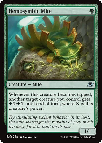 Image for Hemosymbic Mite (190) [Edge of Eternities] - Magic: The Gathering