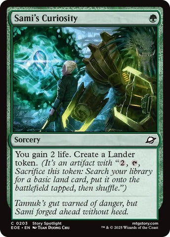Image for Sami's Curiosity (203) [Edge of Eternities] - Magic: The Gathering