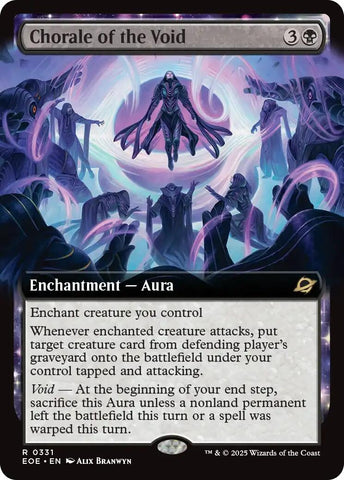 Image for Chorale of the Void (Extended Art) (331) [Edge of Eternities] - Magic: The Gathering