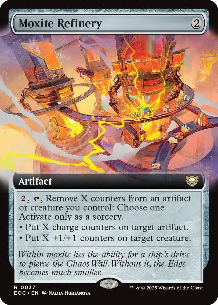 Image for Moxite Refinery (Extended Art) (37) [Commander: Edge of Eternities] - Magic: The Gathering