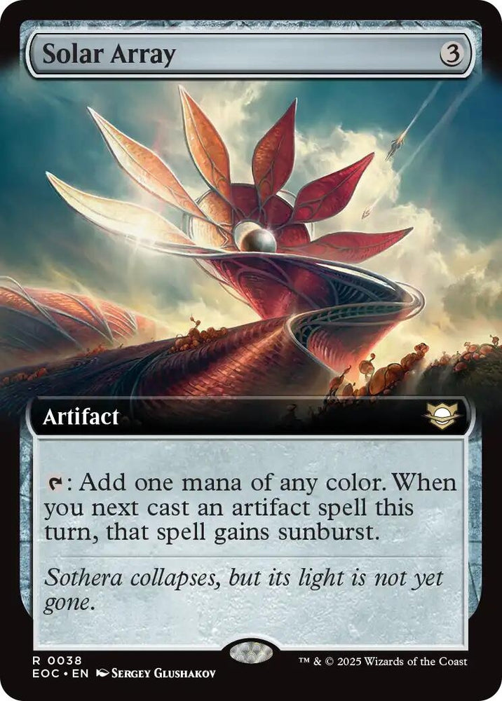Image for Solar Array (Extended Art) (38) [Commander: Edge of Eternities] - Magic: The Gathering