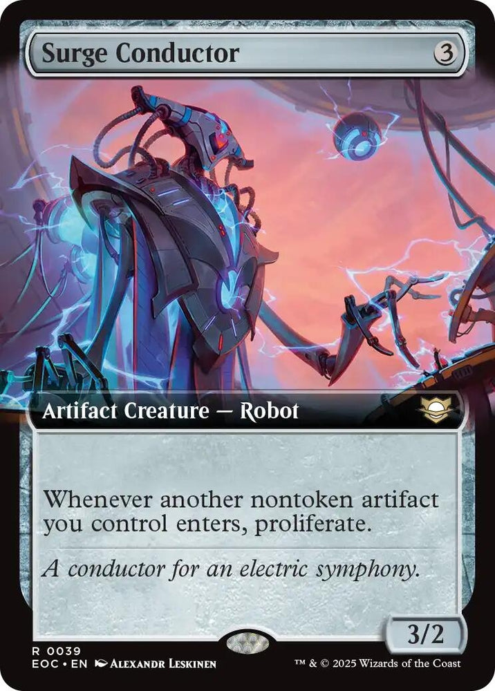 Image for Surge Conductor (Extended Art) (39) [Commander: Edge of Eternities] - Magic: The Gathering