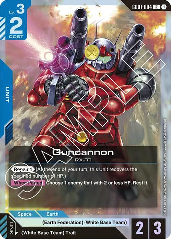 Image for Guncannon (GD01-004) [Newtype Rising] - Gundam Card Game