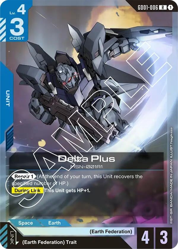 Image for Delta Plus (GD01-006) [Newtype Rising] - Gundam Card Game