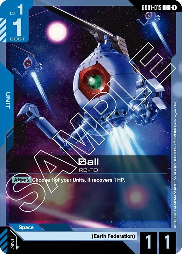 Image for Ball (GD01-015) [Newtype Rising] - Gundam Card Game