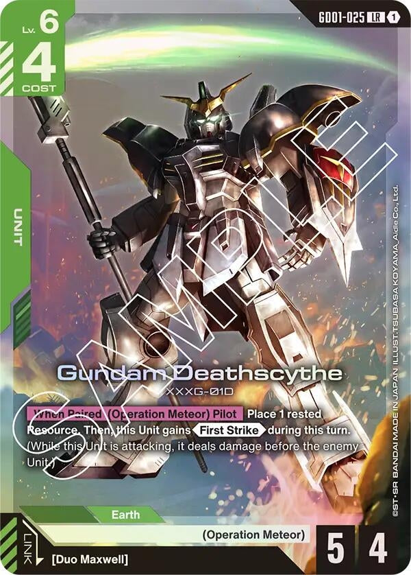 Image for Gundam Deathscythe (GD01-025) (GD01-025) [Newtype Rising] - Gundam Card Game
